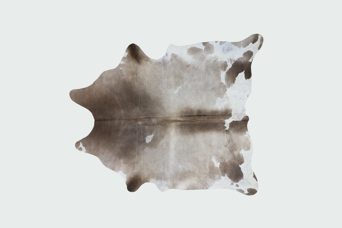 Natural Brazilian Cowhide Pattern 1162 (Grey Brown Brindle)