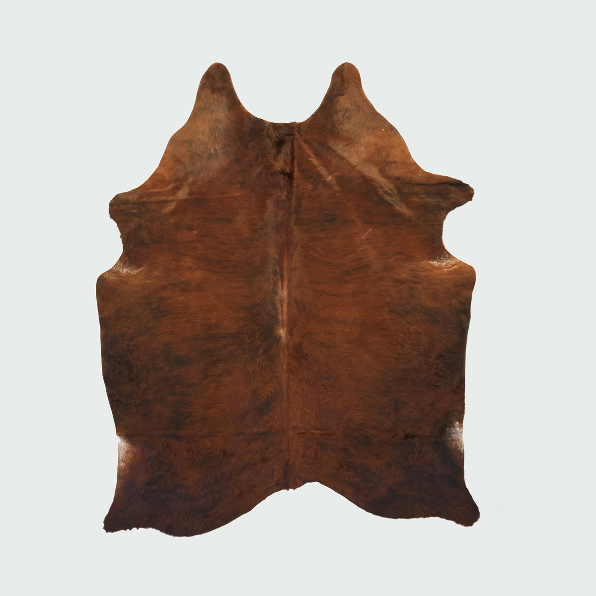 Natural Brazilian Cowhide Pattern 1168 (Dark Brown Brindle)