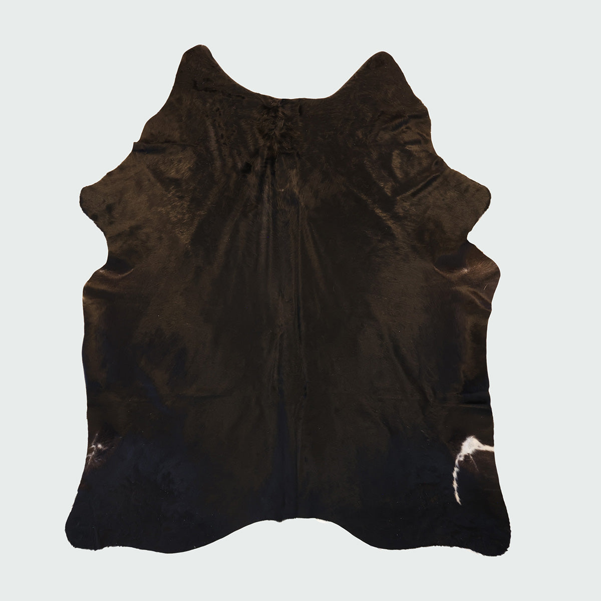 Natural Brazilian Cowhide Pattern 1169 (Dark Brown Brindle)