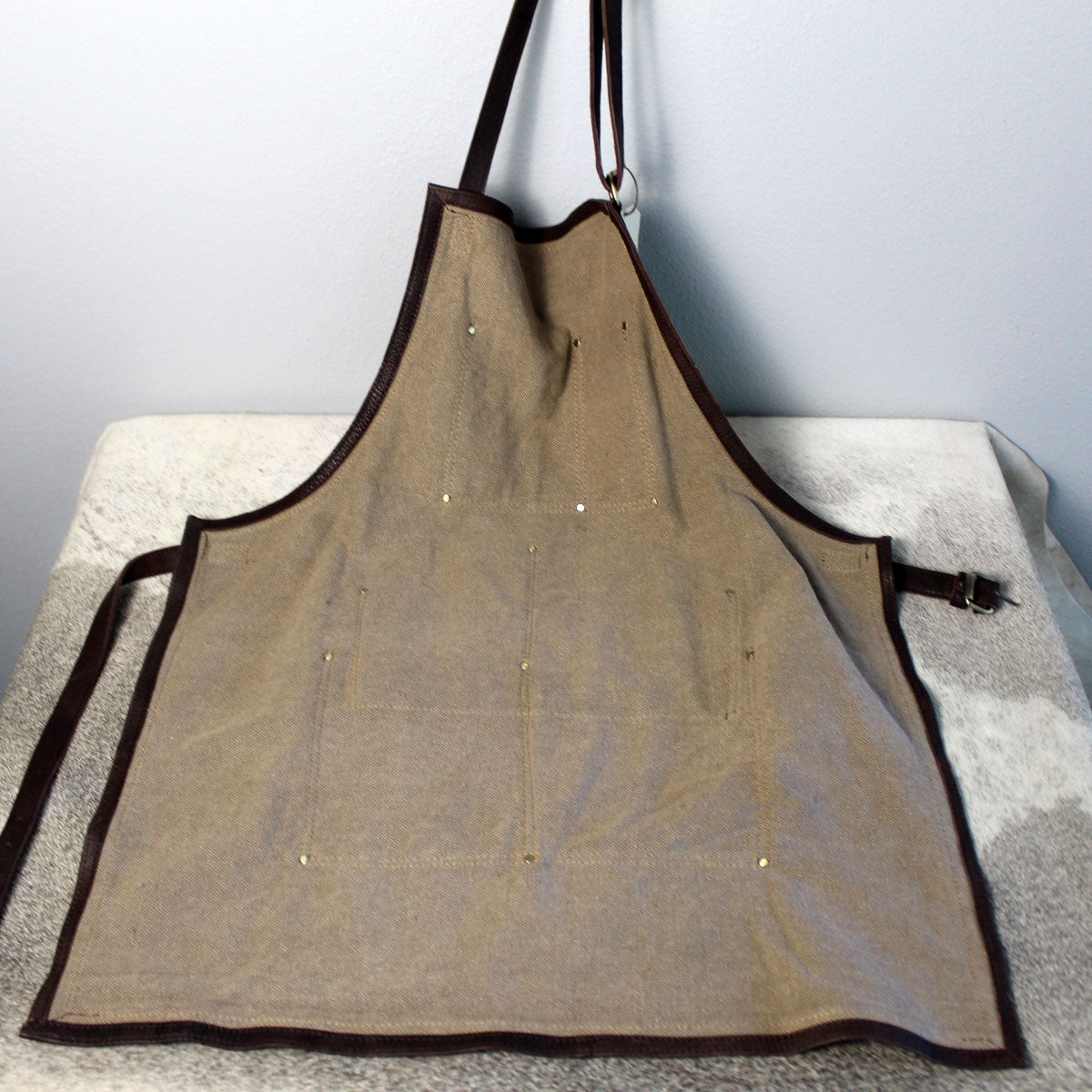 Leather Canvas Full Apron Kitchen Woodworking