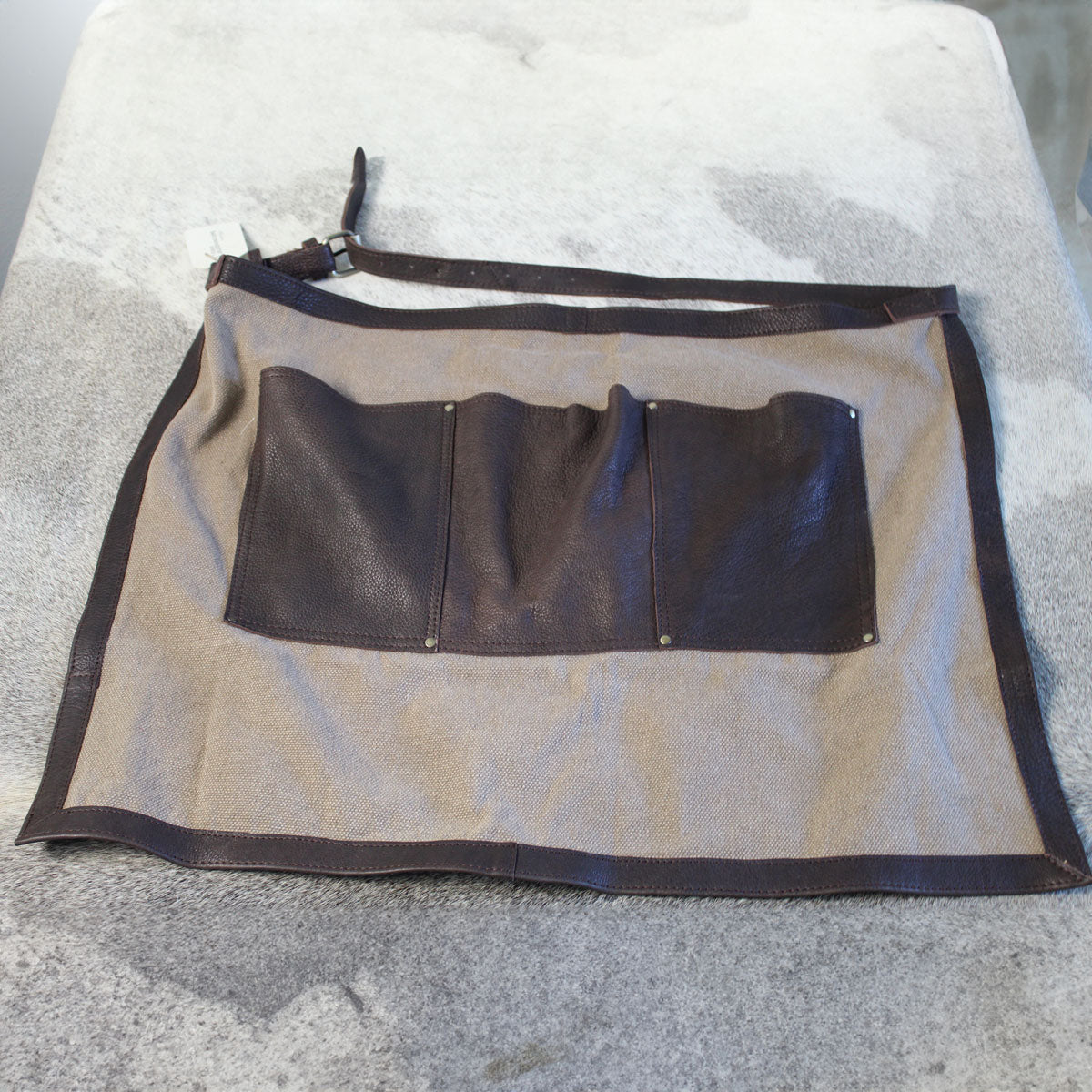 Leather Canvas Half Apron Kitchen Woodworking Crafts