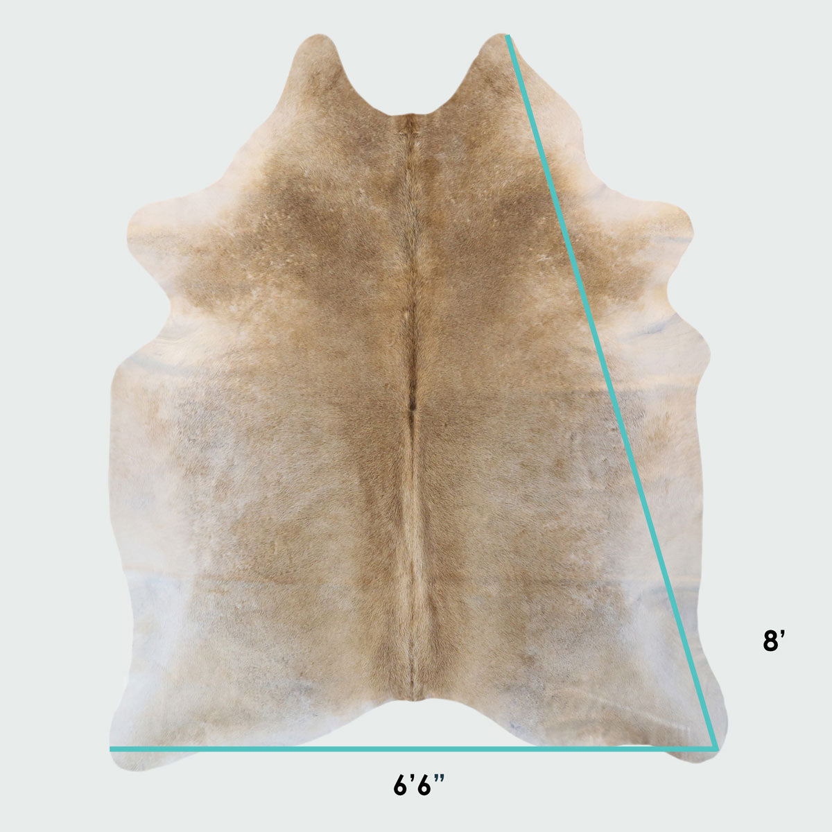 1101 Natural Brazilian Cowhide Pattern 1101 (Brown Grey Brindle)