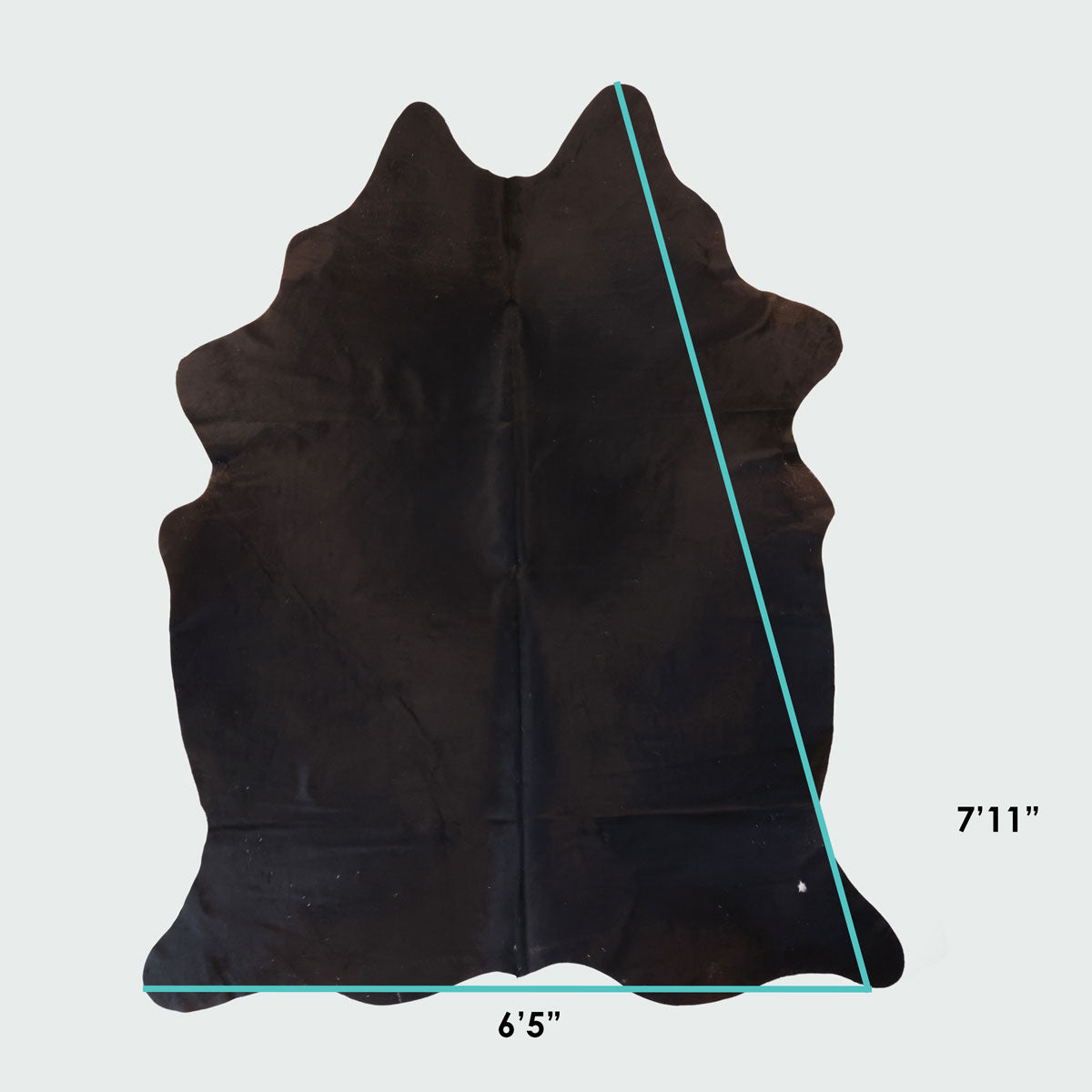 Natural Brazilian Cowhide Pattern 1105 (Dark Brown)