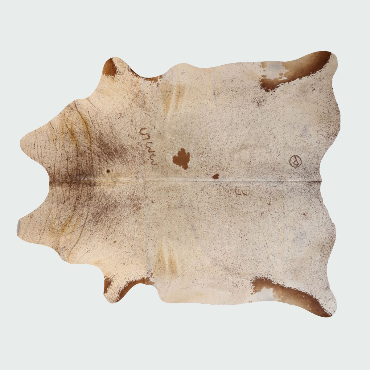 Natural Brazilian Cowhide Pattern 1113 (Golden Brown)
