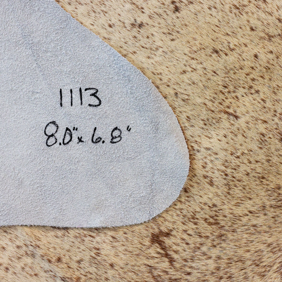 Natural Brazilian Cowhide Pattern 1113 (Golden Brown)