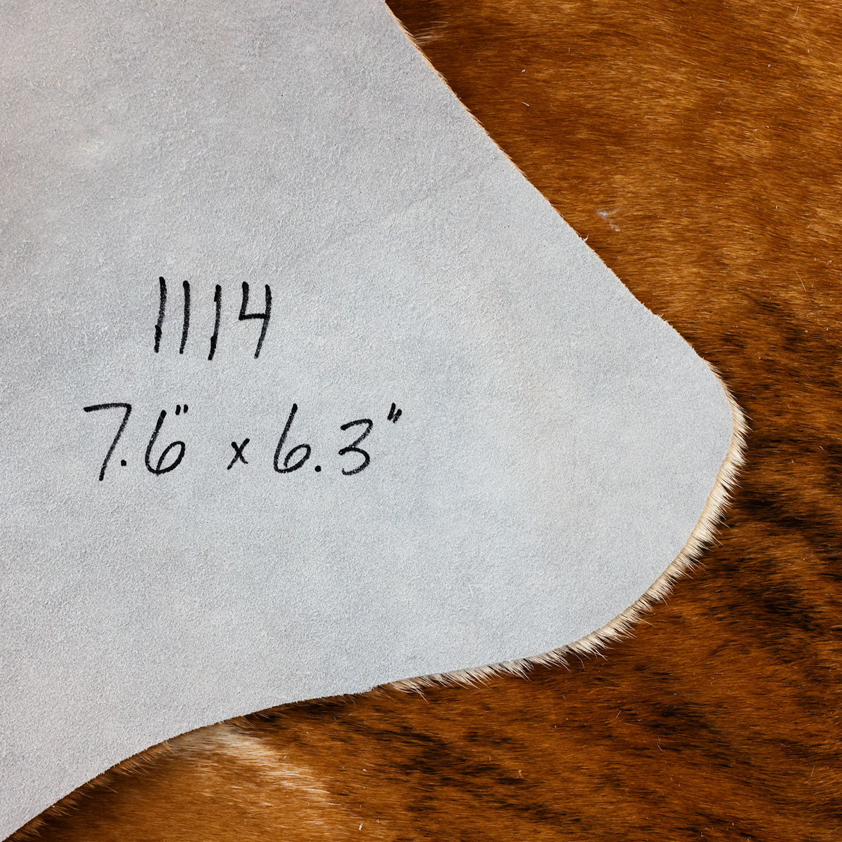 Natural Brazilian Cowhide Pattern 1114 (Golden Brown)