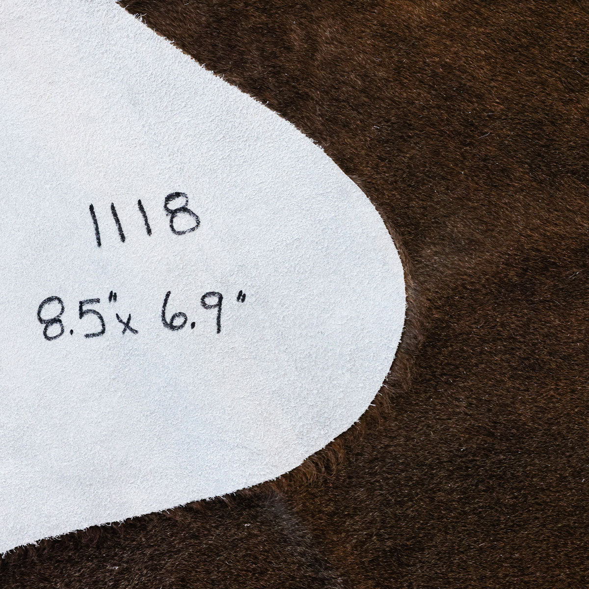 Natural Brazilian Cowhide Pattern 1118 (Golden Brown)