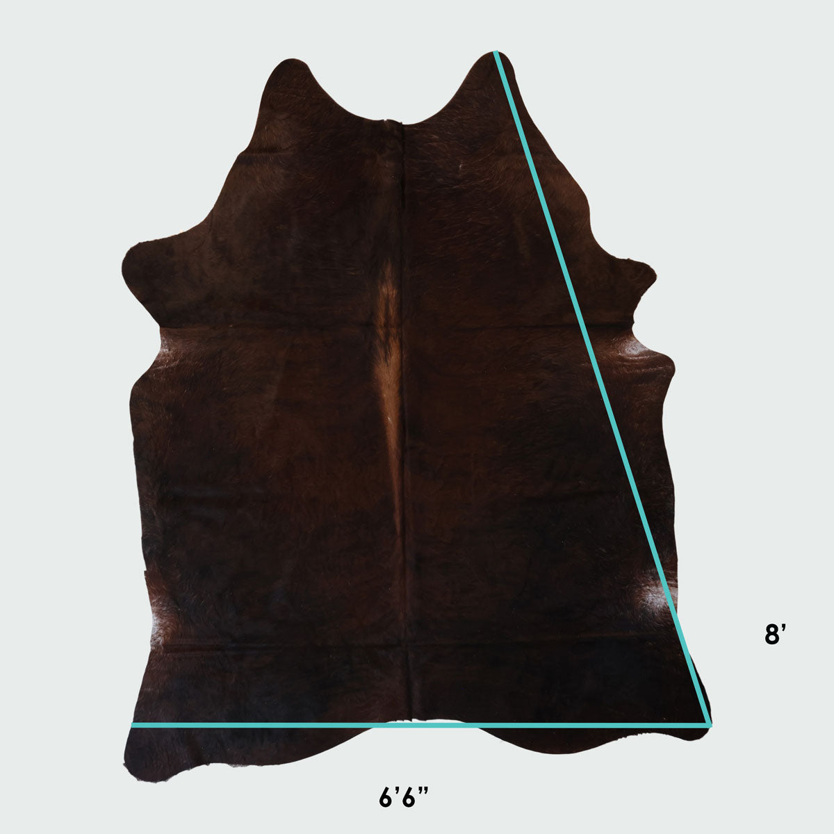 Natural Brazilian Cowhide Pattern 1122 (Golden Brown)