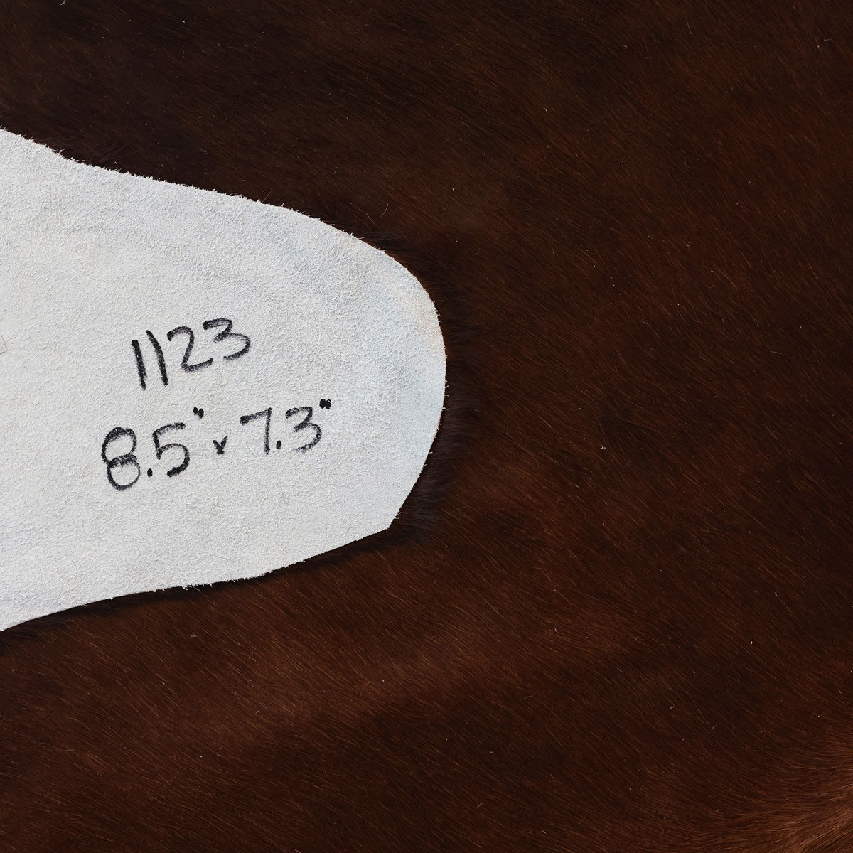 Natural Brazilian Cowhide Pattern 1123 (Golden Brown)