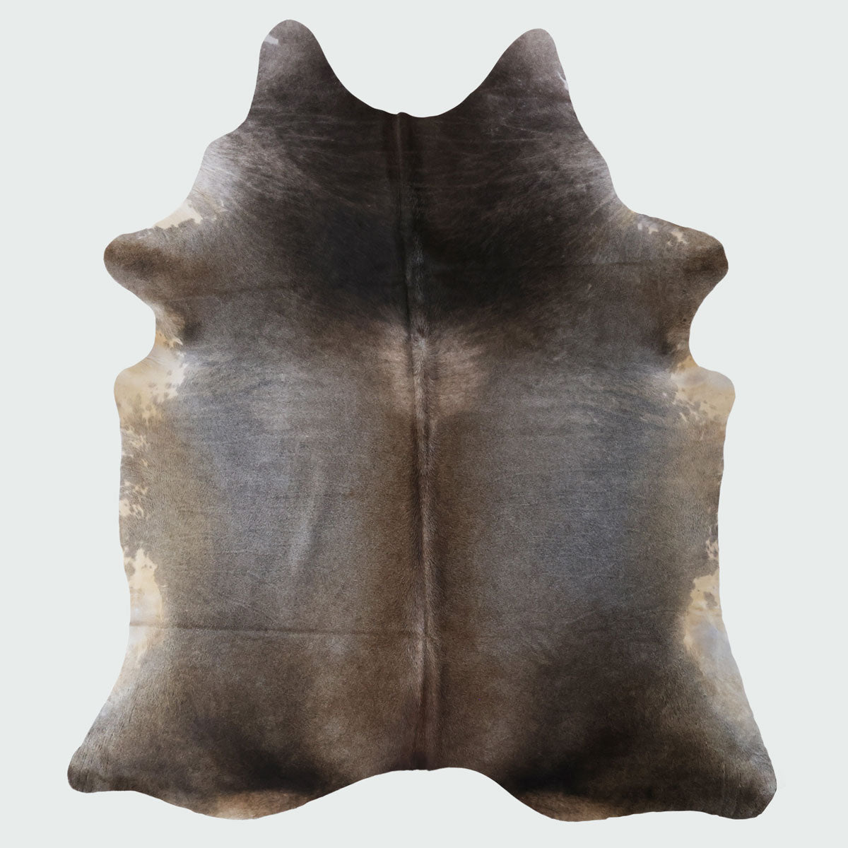 Natural Brazilian Cowhide Pattern 1128 (Grey Brown Brindle)