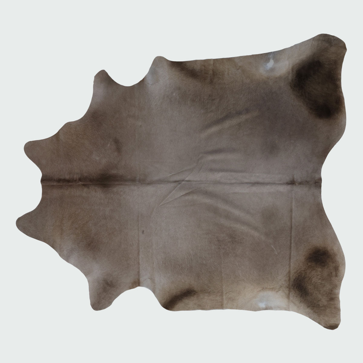 Natural Brazilian Cowhide Pattern 1129 (Grey Brown Brindle)