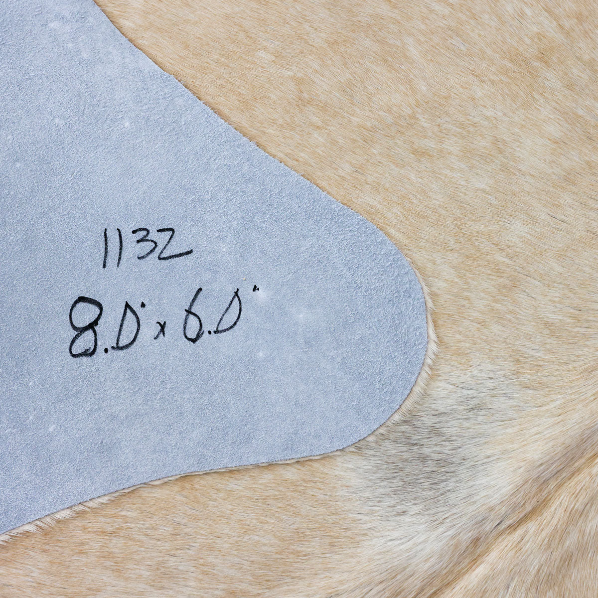 Natural Brazilian Cowhide Pattern 1132 (Grey)