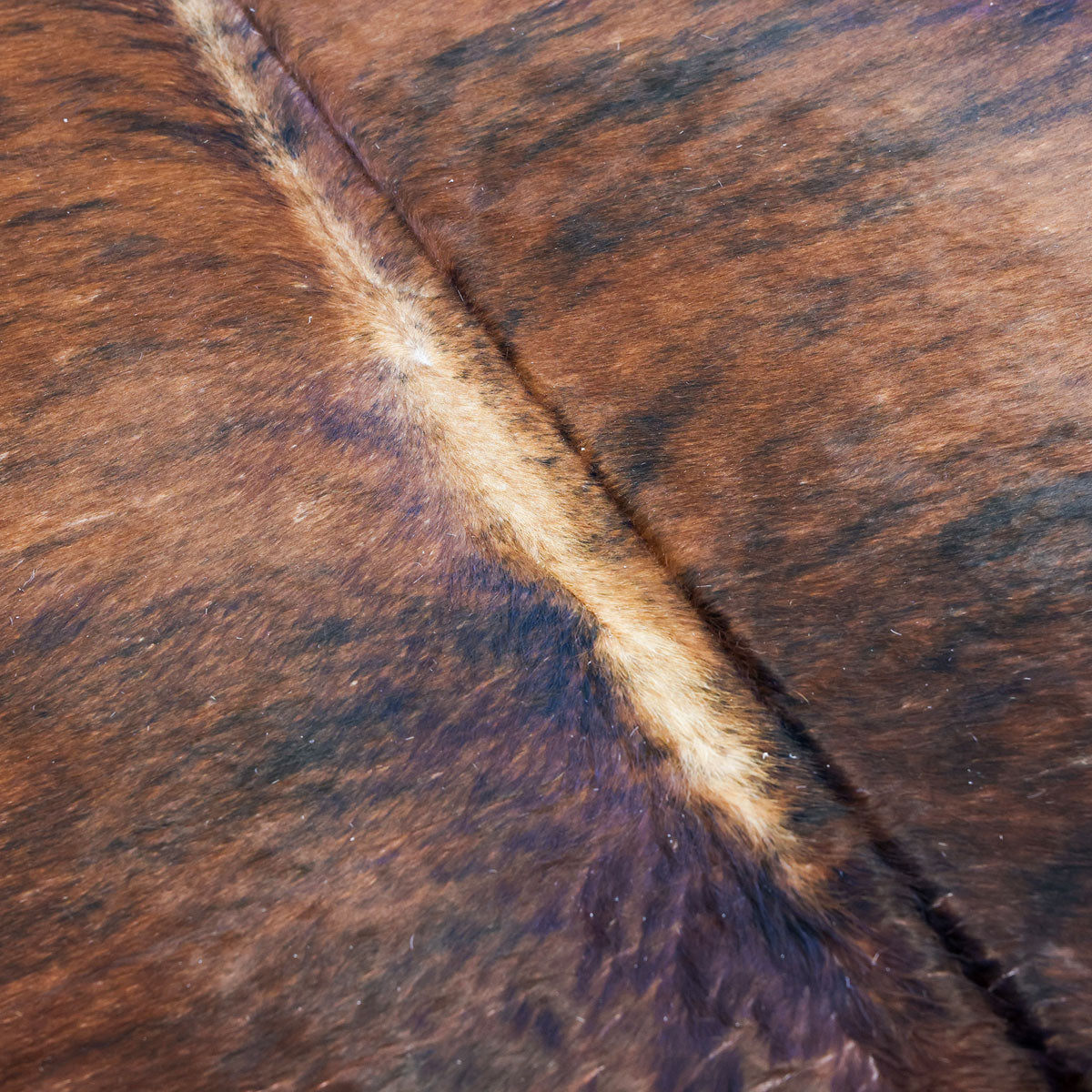 Natural Brazilian Cowhide Pattern 1139 (Dark Brown)