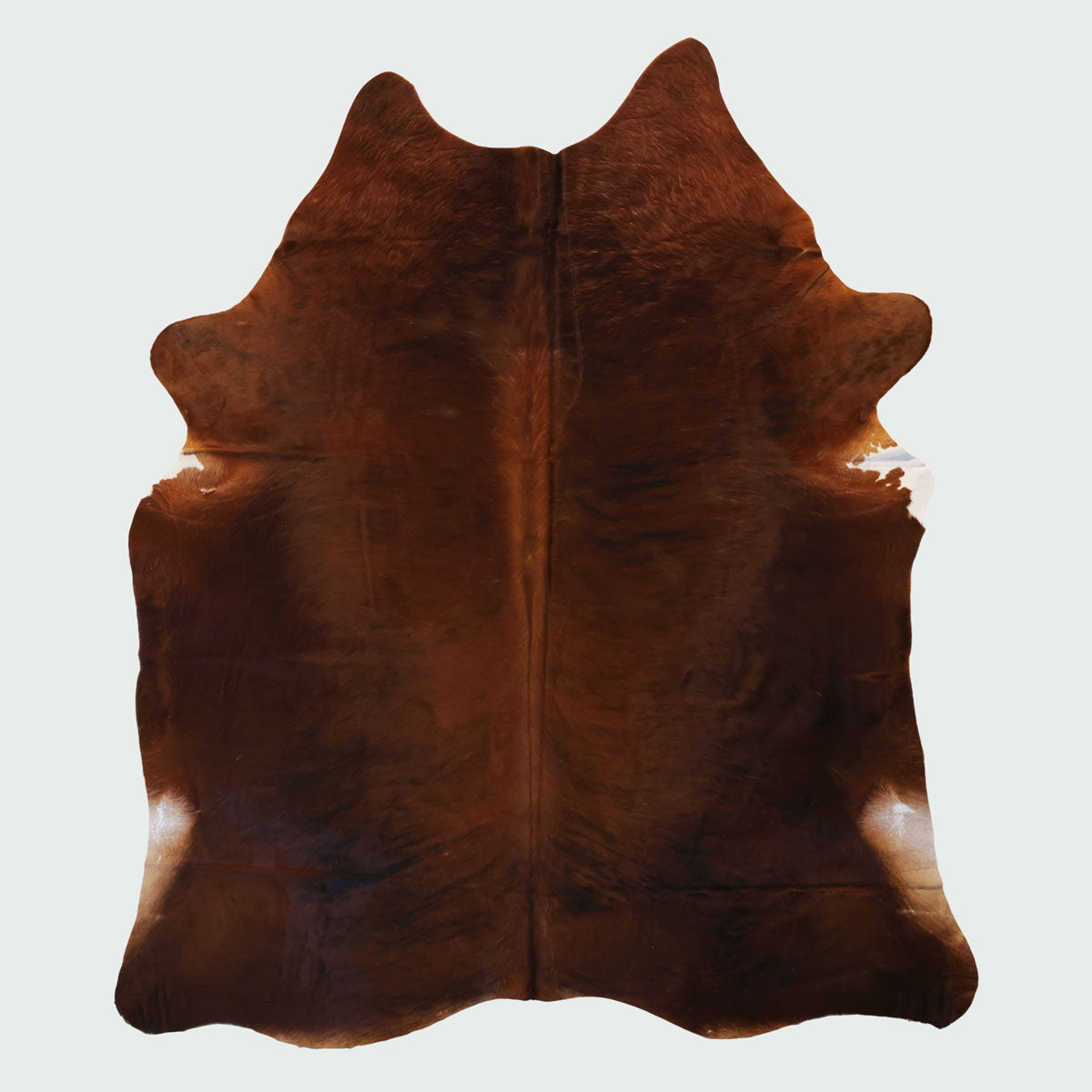 Natural Brazilian Cowhide Pattern 1141 (Dark Brown)
