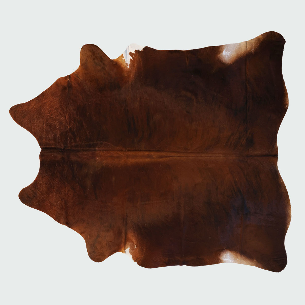 Natural Brazilian Cowhide Pattern 1141 (Dark Brown)