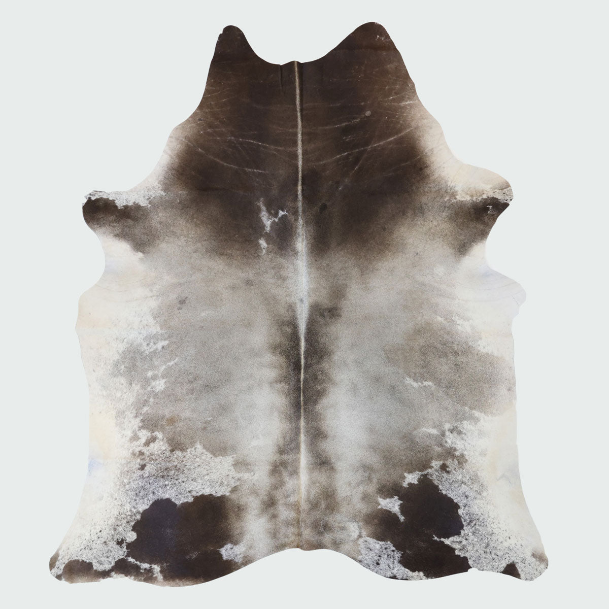Natural Brazilian Cowhide Pattern 1160 (Grey Brown Brindle)