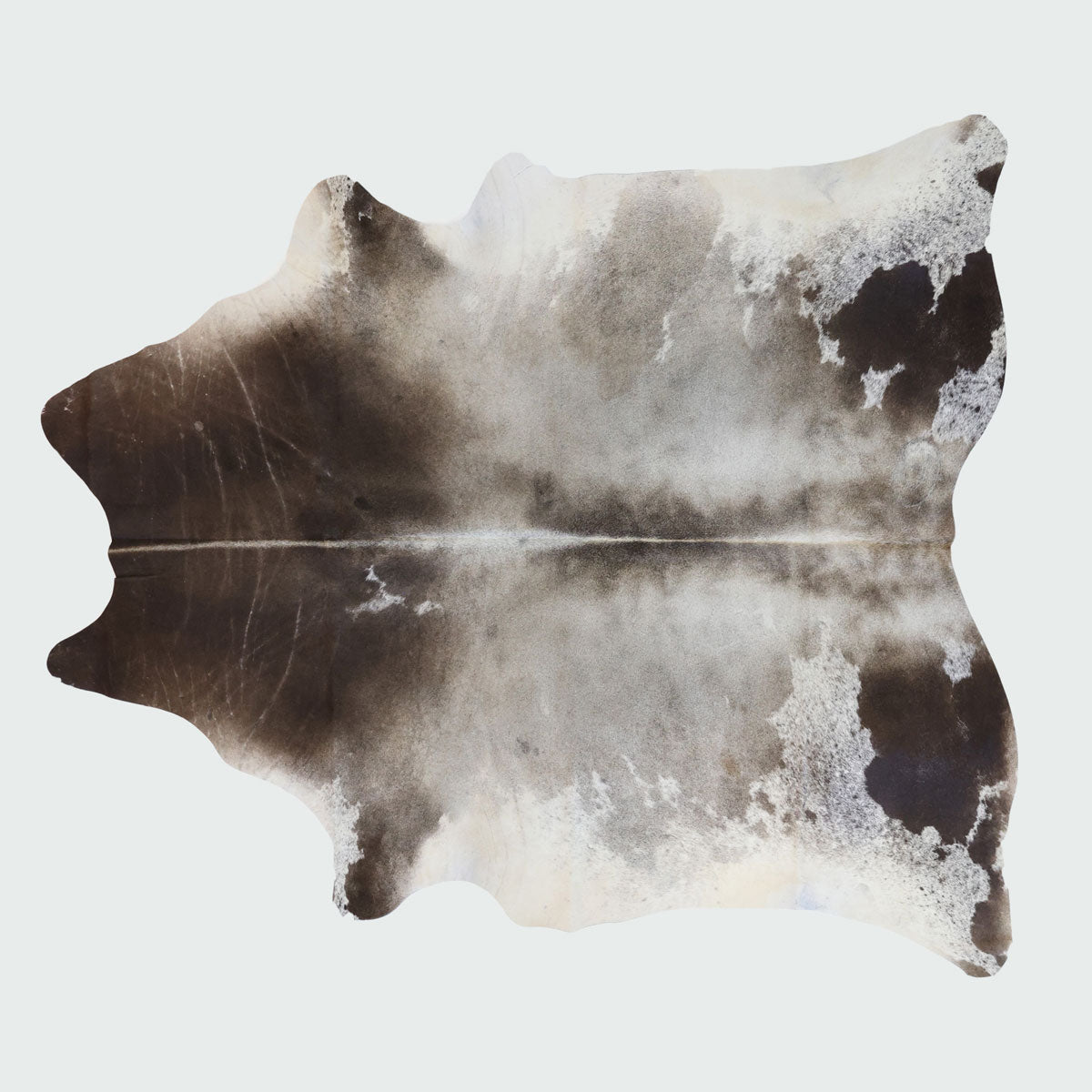 Natural Brazilian Cowhide Pattern 1160 (Grey Brown Brindle)