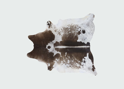 Natural Brazilian Cowhide Pattern 1163 (Grey Brown Brindle)
