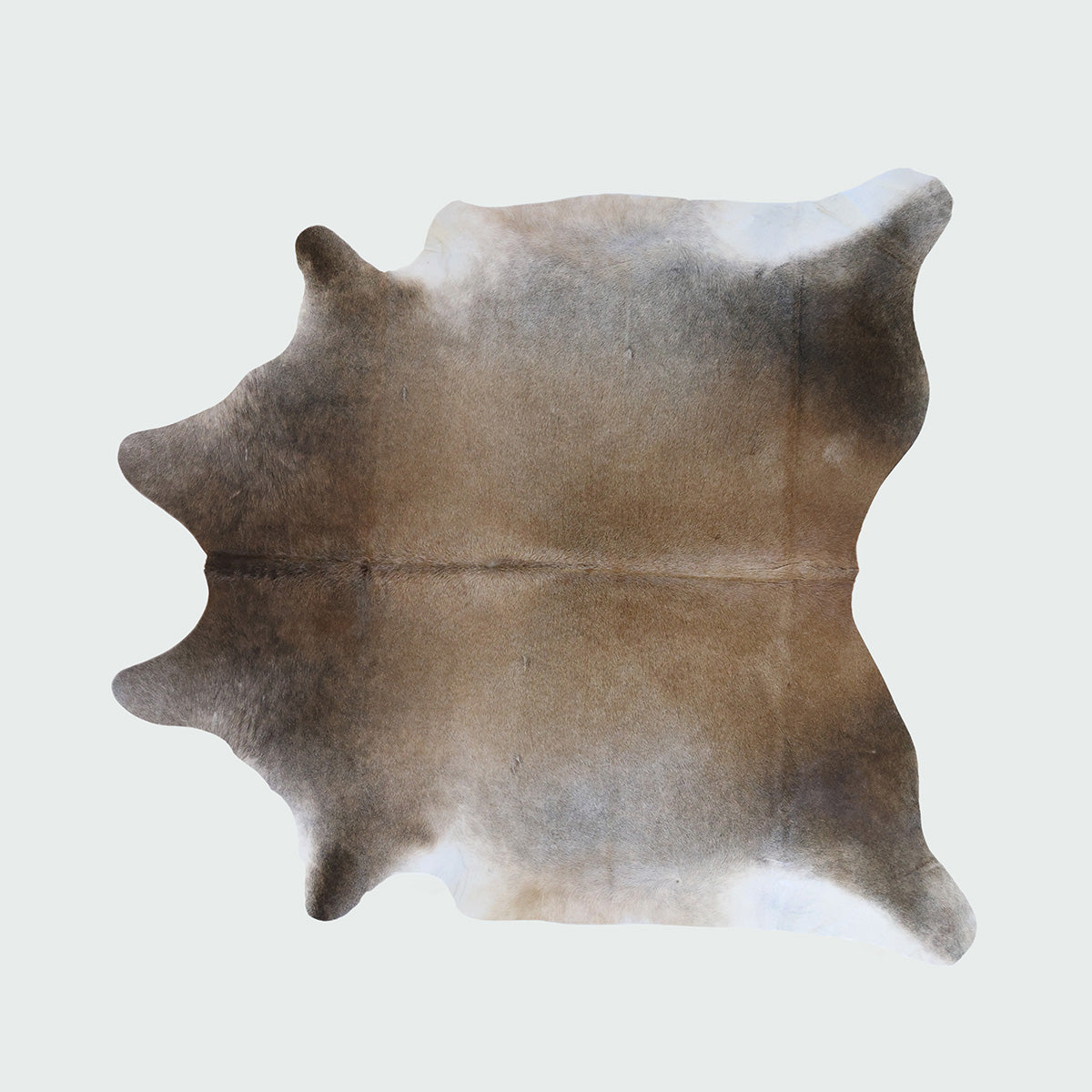 Natural Brazilian Cowhide Pattern 1166 (Grey Brown Brindle)