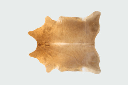 Natural Brazilian Cowhide Pattern 1171 (Golden Brown Brindle)