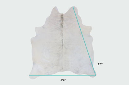 Natural Brazilian Cowhide Pattern 1177 (Grey)