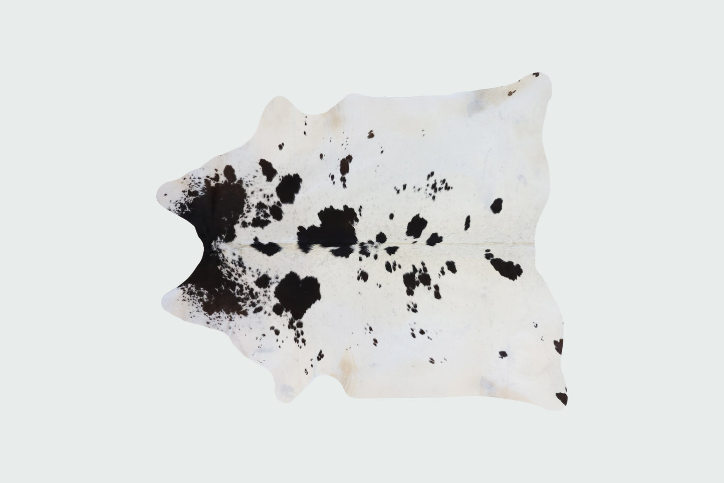 Natural Brazilian Cowhide Pattern 1175 (Black and White)