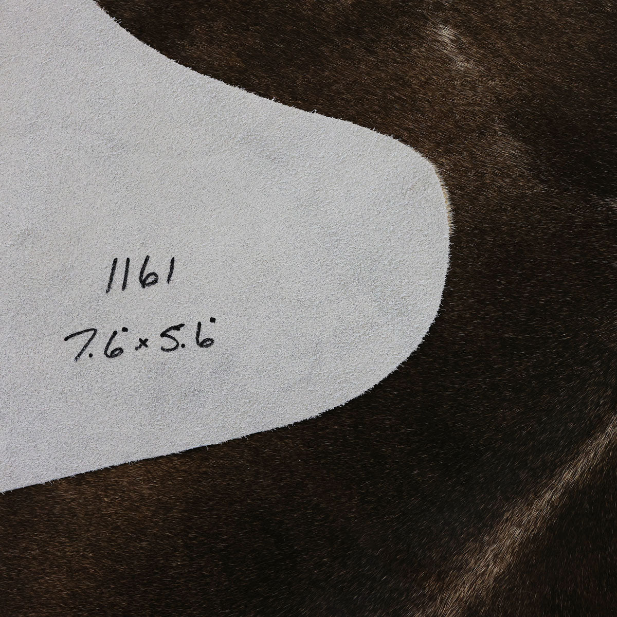 Natural Brazilian Cowhide Pattern 1161 (Grey Brown Brindle)